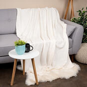 Fleece odeja Coral, krem, 125 x 150 cm