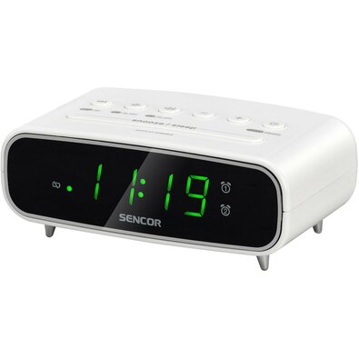Sencor SRC 2600 W radiobudzik, biały