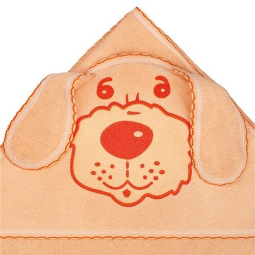 New Baby Prosop cu glugă Cățeluș portocaliu, 100 x 100 cm