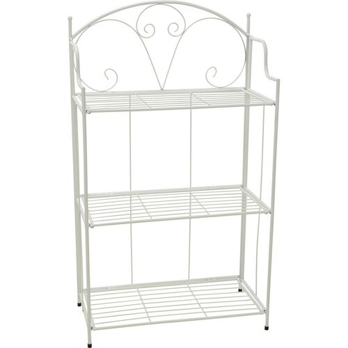 Metallblumenständer Verona, weiß, 58 x 100 x 30 cm