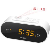 Sencor SRC 3100 W Radiobudík s projekcí, bílá