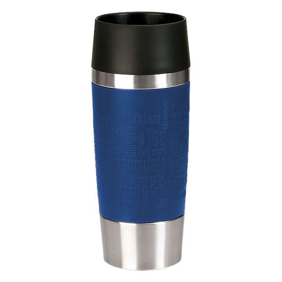 Emsa Cestovný termohrnček 0,36 l, modrá