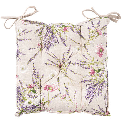 Sedežna blazina za stol Levandule, 40 x 40 cm