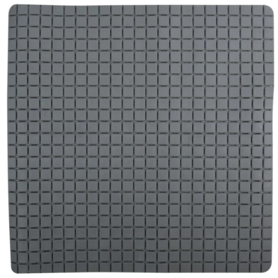 Spirella Protiskluzová podložka do sprchy QUADRO Premium, šedá, 54 x 54 cm