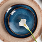 Altom Keramischer Dessertteller Reactive Navy Blue 20,5 cm