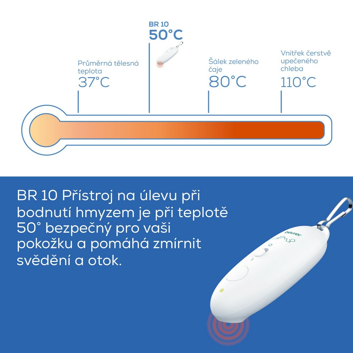 Beurer BR 10 přístroj na úlevu při bodnutí hmyzem