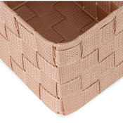 Compactor Úložný organizér do zásuvky TEX, 19 x 14 x 13 cm, vysoký, růžová