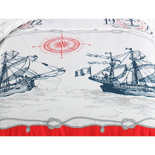 Pościel bawełniana Nautical, 140 x 200 cm, 70 x 90 cm + 50 x 70 cm