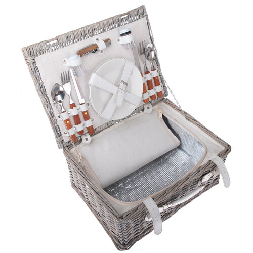 Picknickkorb für 2 Personen mit Thermobox