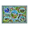 Trefl Panoráma Puzzle Világ Kastélyok , 1000 darab