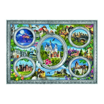 Trefl Panoráma Puzzle Világ Kastélyok , 1000 darab