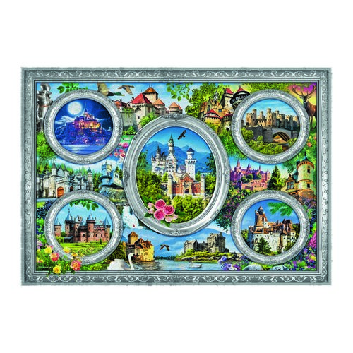 Trefl Panoramatické puzzle Světové zámky, 1000 dílků