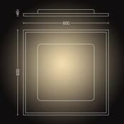 Philips Hue 32162/31/P6 stropné LED svietidlo Aurelle 60 x 60 cm, 55 W, biela