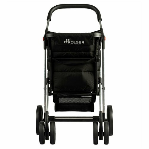 Rolser Cărucior de cumpărături pliabil pe roțiBasket Polar 4Big, negru
