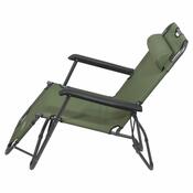 Cattara 13516 Skládací lehátko Comfort, zelená, 155 x 61 cm