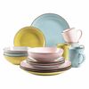 Mäser 16-предметний столовий набір Metallic RIMPastel