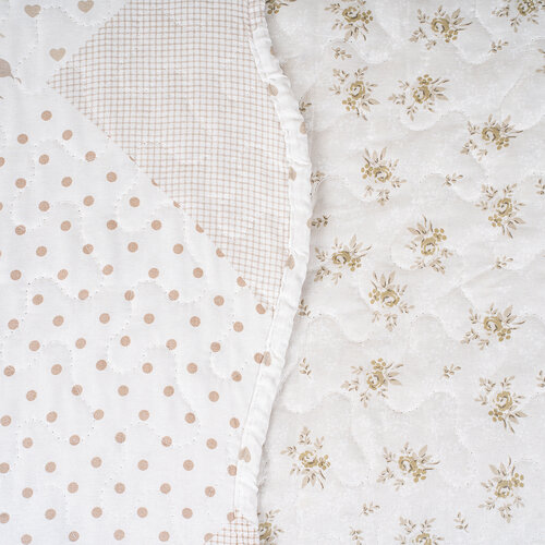 Cuvertură de pat 4Home Beige Patchwork, 220 x240 cm