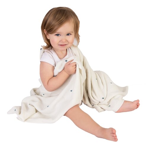 Babymatex Dětská deka Accent krémová, 80 x 100 cm