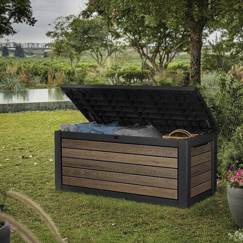 Keter cutie de depozitare pentru grădină Deco 630 l, maro
