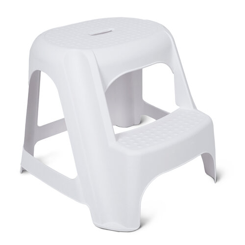 4Home Plastové stupátko, bílá, 55 x 48 x 40 cm