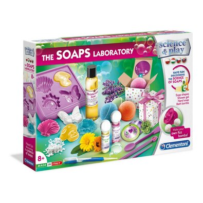 Clementoni Laboratorium dla dzieci – Produkcja mydeł