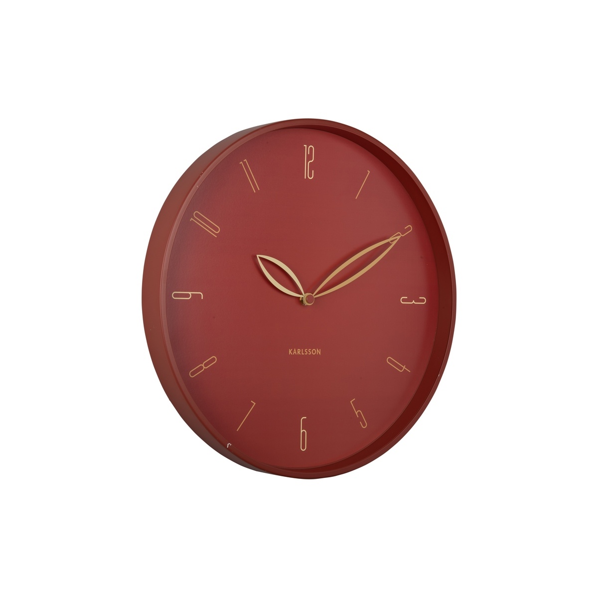 Karlsson 6012RD design falióra piros, átmérő 40 cm termék 2. képe
