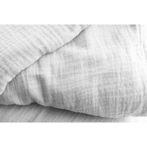 MATEX Muslin posteljnina svetlo siva, 140 x 200cm, 70 x 90 cm