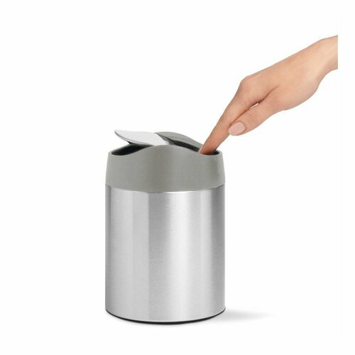 Simplehuman Koš za odpadke za mizo MINI 1,5 l, iznerjavečega jekla