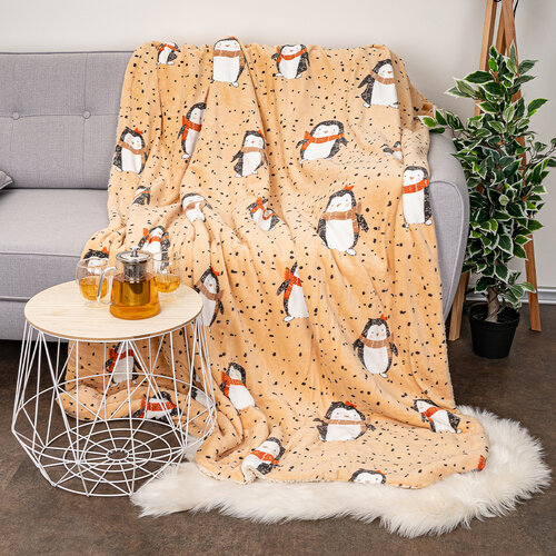 4Home Плед на овчині Penguin, 150 х 200 см