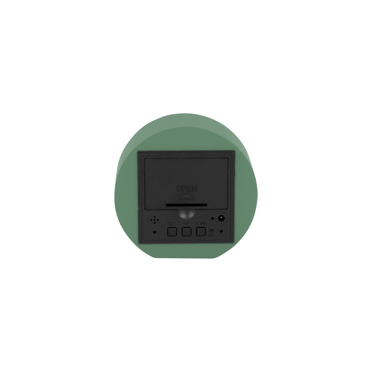 Karlsson 5981GR designové LED hodiny s budíkem zelená, pr. 9 cm - thumb (2)