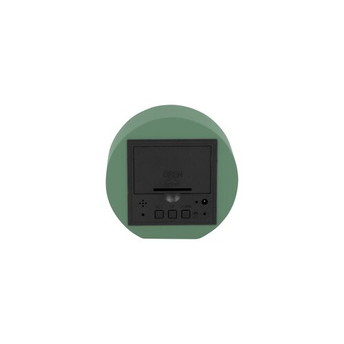 Karlsson 5981GR ceas LED de design cu alarmăverde, dia. 9 cm
