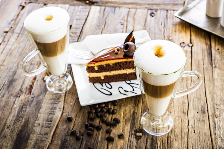 Pahare termo 4Home Latte Elegante Hot&Cool 230 ml, 2 buc.