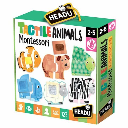 Headu Puzzle Dotkni se zvířátka (Montessori)