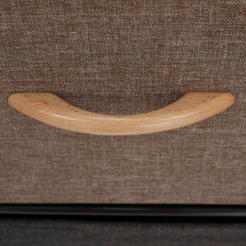 HAZEL TYP 3 szekrény szövet fiókokkal, barna