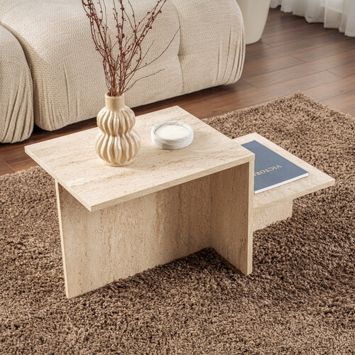 Konferenční stolek Harmony Travertine
