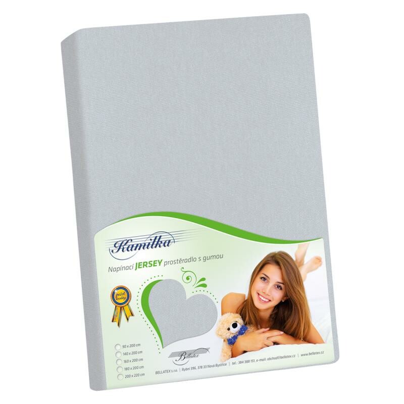 Bellatex Jersey lepedő középszürke