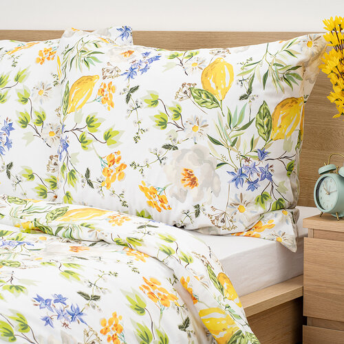 4Home Baumwollbettwäsche Lemon Delight, 140 x 220 cm, 70 x 90 cm