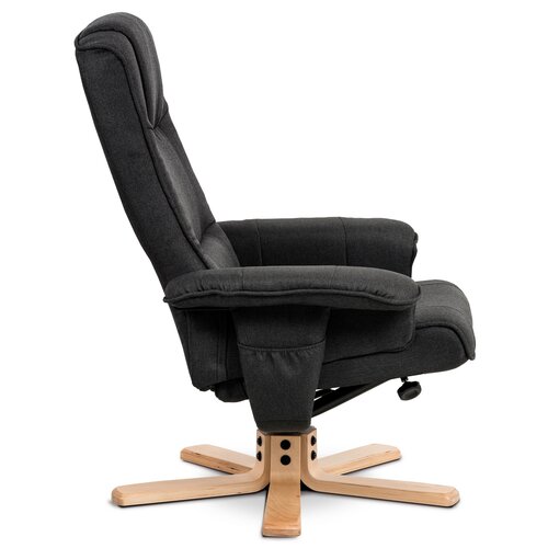 Scaun reglabil cu suport pentru picioare GREY2,gri