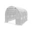 Happy Green Foliage box alb, 2 x 3,5 m