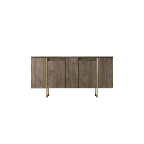 Schrank Luxe Walnut and Gold