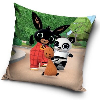 Poszewka na poduszkę Królik Bing Zabawa w Parku, 40 x 40 cm