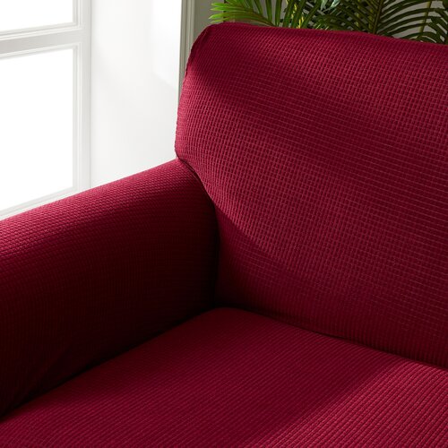 4Home Spannbezug für Sofa Magic clean Weinrot, 190 - 230 cm