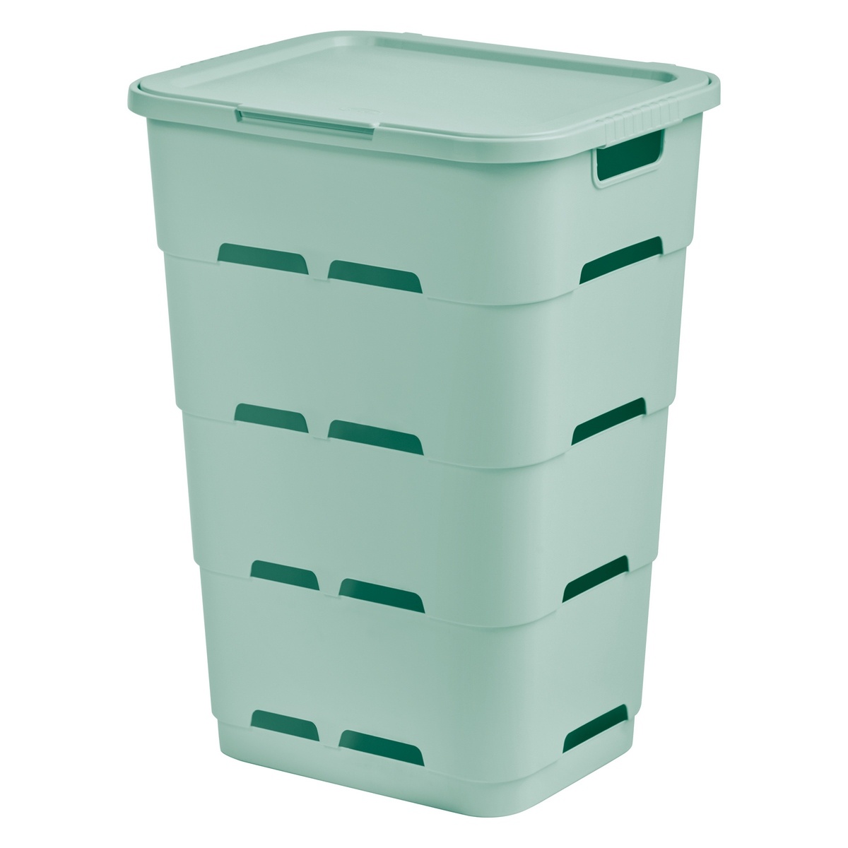 Tontarelli Kosz na brudną bieliznę MAYA 45 l, zielony