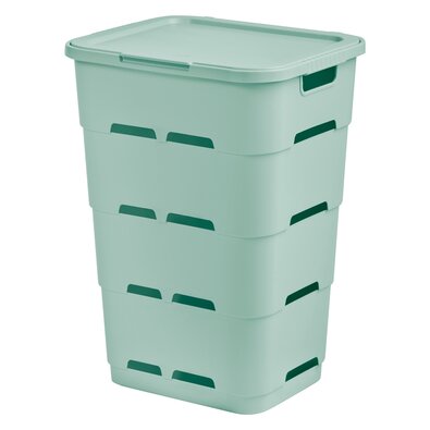 Tontarelli Kosz na brudną bieliznę MAYA 45 l, zielony