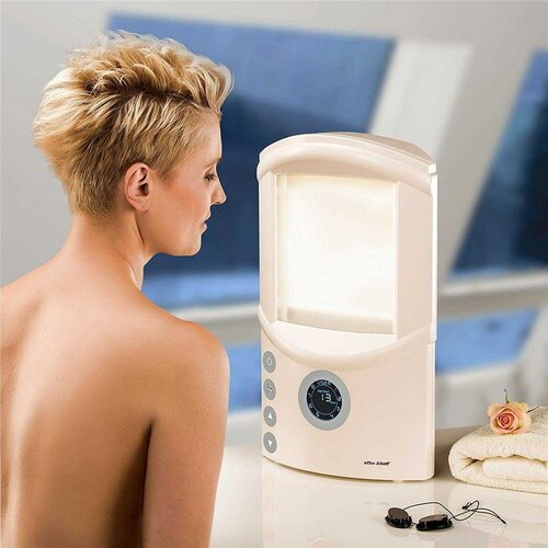 EFBE OKB 920D obličejové solárium s halogenovou lampou a UV filtrem, digitální ovládání