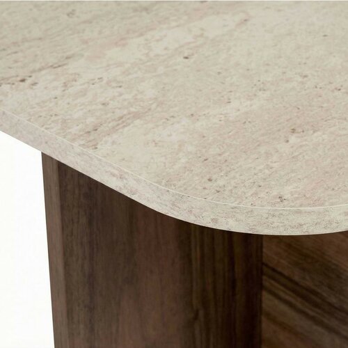 Konferenční stolek Kairo Travertine , Venezia Walnut