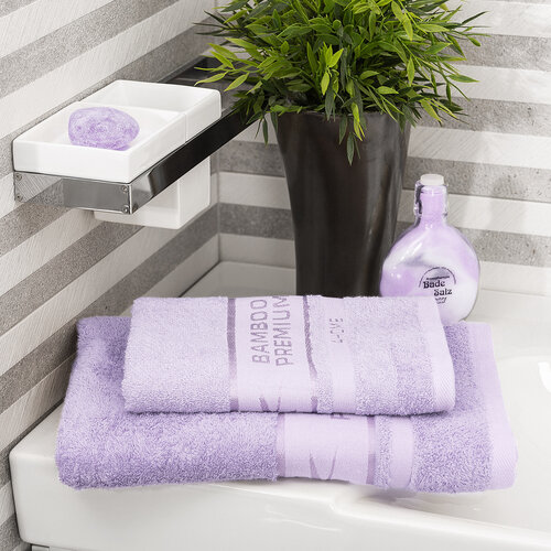 4Home Bamboo Premium brisa, vijolična, 30 x 50 cm,set 2 kos