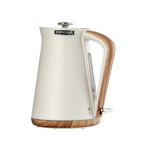 Concept RK3310 czajnik bezprzewodowy nierdzewny Nordic, 1,7 l, beżowy