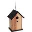 Căsuță de păsări Bird house, maro, 15,5 x 13 x 22 cm
