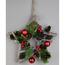 Gwiazda bożonarodzeniowa do zawieszenia Green pine, 24 x 7 cm